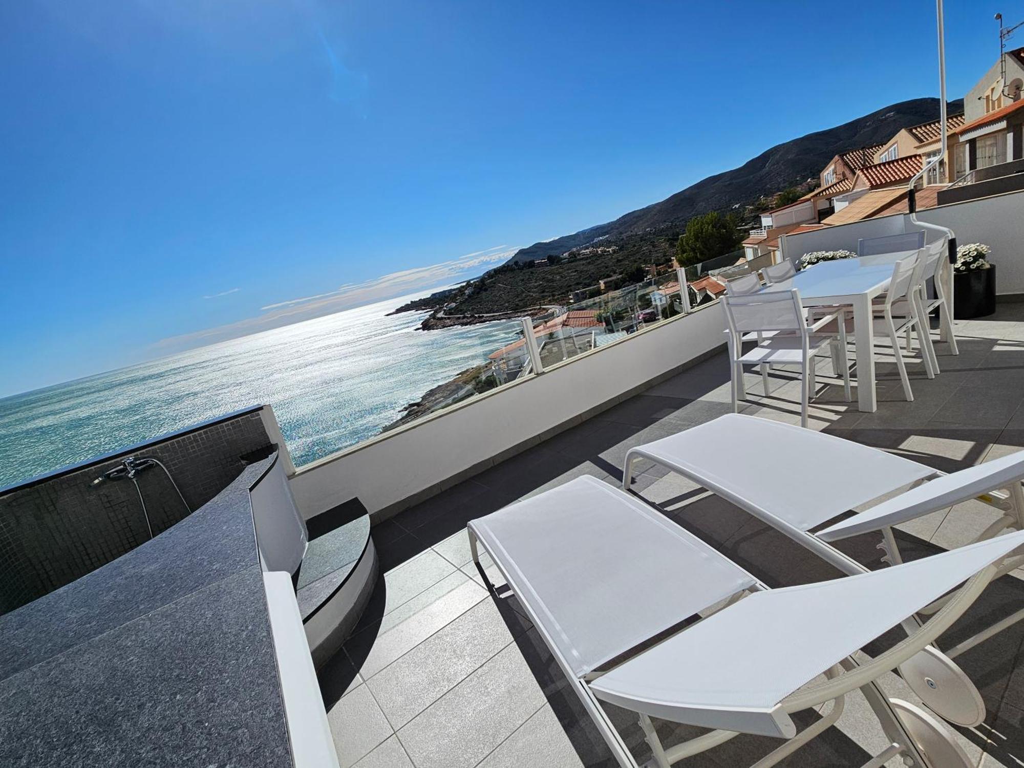דירות Peñíscola Fantastico Duplex Con Vistas Impresionantes Al Mar מראה חיצוני תמונה