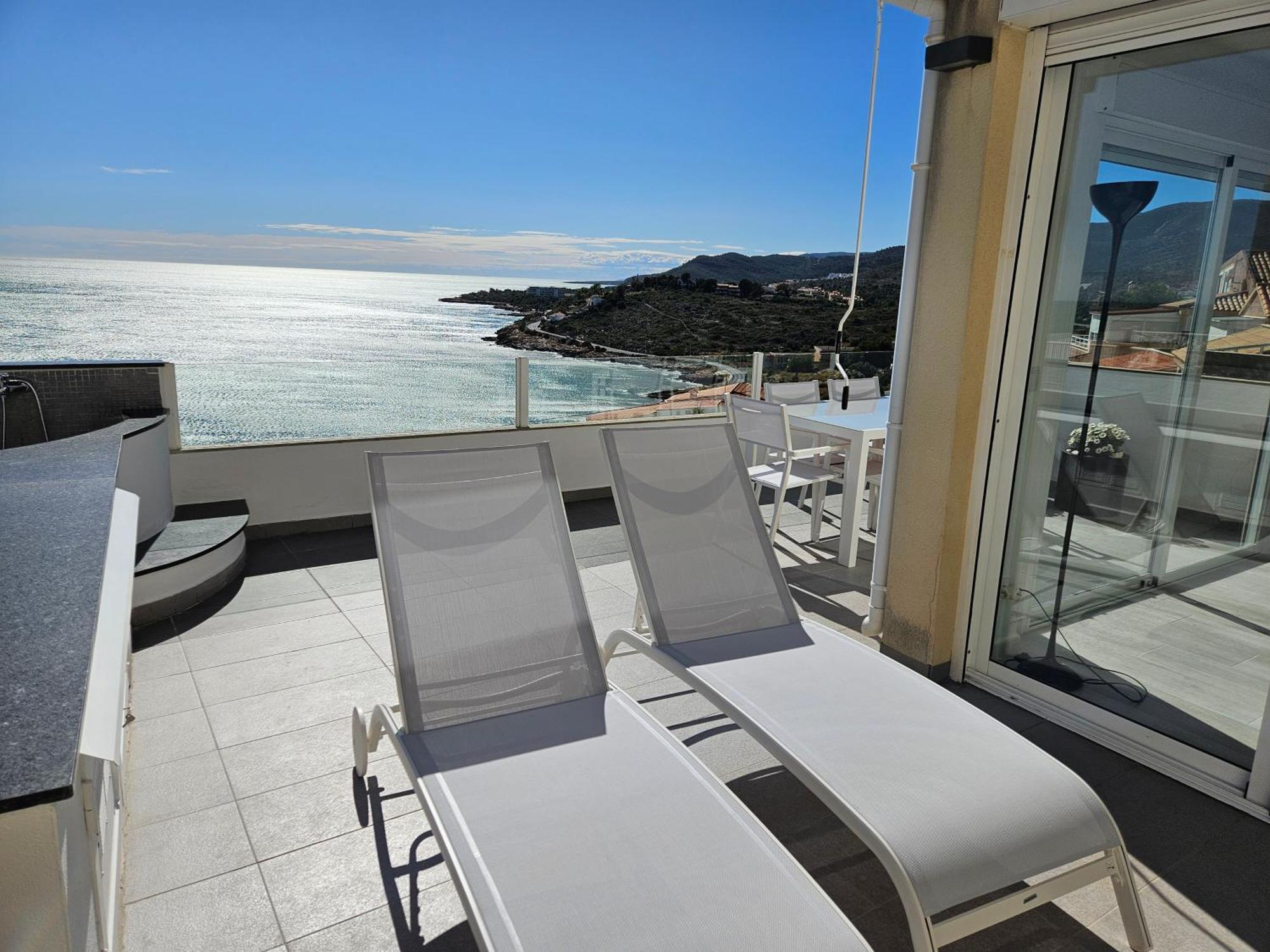 דירות Peñíscola Fantastico Duplex Con Vistas Impresionantes Al Mar מראה חיצוני תמונה